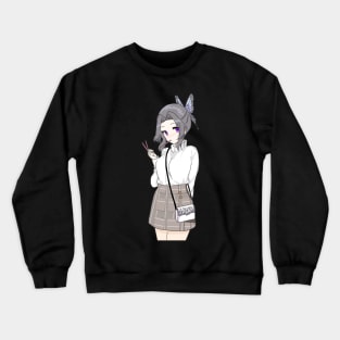 kochou shinobu in regular clothes Crewneck Sweatshirt